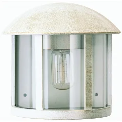 Luminaire mural d'extérieur TYPE NO 3225 semi-circulaire E27 44, or, blanche gradable