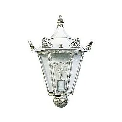 Luminaire mural d'extérieur TYPE NO 3228 semi-circulaire E27 23, or, blanche gradable