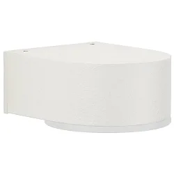 Luminaire mural d'extérieur TYPE NO 0233 Bas, rond 44, blanche gradable
