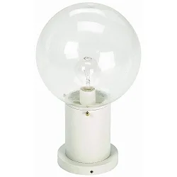Luminaire en forme de borne TYPE NO 0503 rond E27 44, blanche gradable