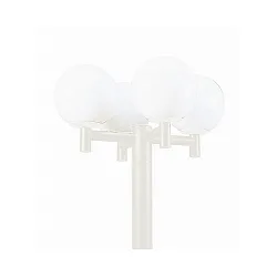 Fixation du mât TYPE NO 1017 4 fois blanche