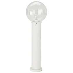 Borne d'éclairage TYPE NO 2012 rond E27 44, blanche gradable