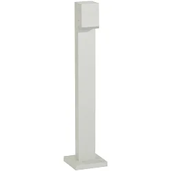Borne d'éclairage TYPE NO 2065 angulaire 44, blanc mat