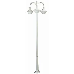 Lampe à mât TYPE NO 2073 3 flammes E27 44 blanche gradable