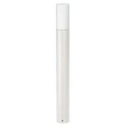 Luminaire borne TYPE NO 2277 cylindrique, dimmable IP54, blanc mat gradable