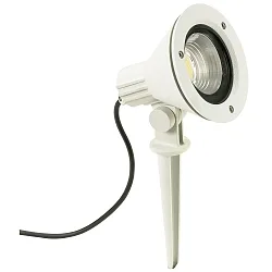 Lampe à broche TYPE NO 2356 avec prise de courant, dimmable, réglable 54, blanc mat gradable