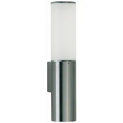 Luminaire mural d'extérieur TYPE NO 0214 cylindrique E27 44, acier inoxydable gradable