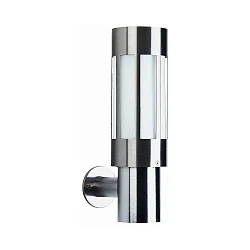 Luminaire mural d'extérieur TYPE NO 0239 cylindrique E27 44, acier inoxydable gradable