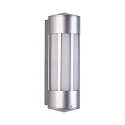 Luminaire mural d'extérieur TYPE NO 0240 cylindrique E27 44, argent mat gradable