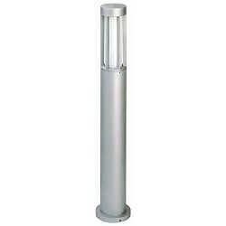 Bollard light Type No. 2043, IP44, height 90cm, E27 max. 20W (LED), cast alu / opal glass, stainless steel matt