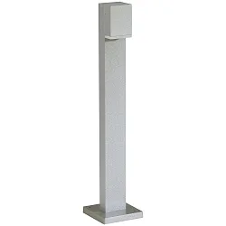 Borne d'éclairage TYPE NO 2065 angulaire 44, acier inoxydable mat