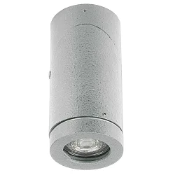 Outdoor Ceiling spot Type No. 2138, IP44, GU10 PAR16 50W, rotatable and swiveling, silver