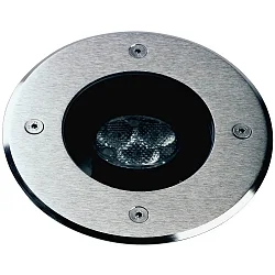 Lumière encastrée TYPE NO 2188 pivotant, passable 67, acier inoxydable 