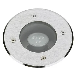 Projecteur encastré TYPE NO 2189 pivotant, passable GU10 67, acier inoxydable gradable