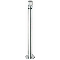 Borne d'éclairage TYPE NO 2244 cylindrique G9 44, acier inoxydable mat gradable