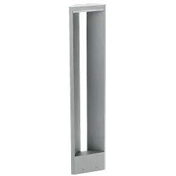 Borne d'éclairage TYPE NO 2279 angulaire, dimmable 54, argent mat gradable
