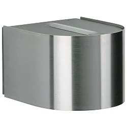 Projecteur d'extérieur TYPE NO 2335 haut bas, rond 44, acier inoxydable mat 