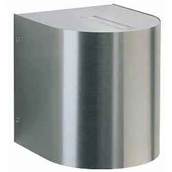 Projecteur d'extérieur TYPE NO 2403 rond, bilatéral 44, acier inoxydable mat 