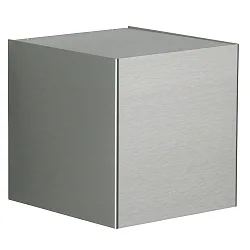 Luminaire mural d’extérieur TYPE NO 2452 unilatéral IP44, acier inoxydable brossé gradable