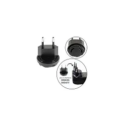 Adaptateur DRIVER SOCKET FOR ARD-040645 / EU-PLUG amovible, sans chargeur, noir