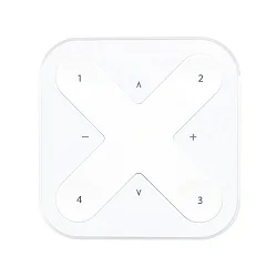 bluetooth wall controller CASAMBI XPRESS 8-fold, programmable, battery-powered, Bluetooth control signal output, white