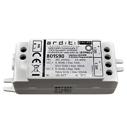 signal converter CASAMBI IBTPRO2 A2D 2-fold, built-in version, Bluetooth controllable, analogue 0-10V dimming output