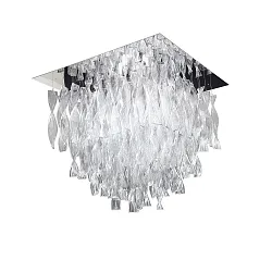 Luminaire de plafond PL AURA GR E27 IP20, chrome, dégager gradable