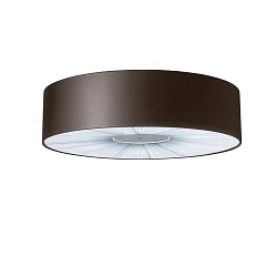 Luminaire de plafond PL SKIN 160 avec couverture E27 IP20, marron, blanche gradable