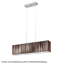 Luminaire à suspension SP CLAVIUS E27 IP20, chrome, blanche gradable