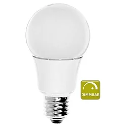 Lampe LED forme poire A60 dimmable E27 10W 810lm 2700K 260° CRI >80 gradable