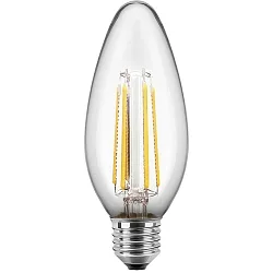 Ampoule à filament forme bougie C35 commutable E27 4,5W 470lm 2700K 300° CRI > 90 