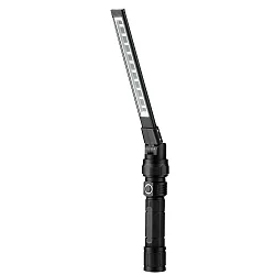 Lampe de travail commutable IPX4, noir  gradable