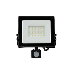 Projecteur pivotant, avec capteur IP44, noir 