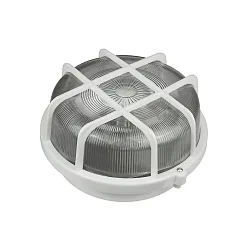 Luminaire pour locaux humides BASIS rond E27 IP44, blanche