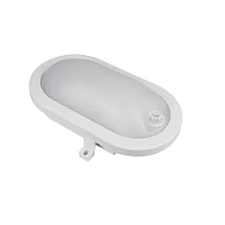 Luminaire pour locaux humides BASIS FIX SENSOR ovale IP54, gris 