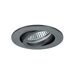 Projecteur encastré TIRREL-R GX5.3 / MR16 rond, pivotant GX5,3 IP20, mat, titane gradable