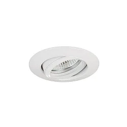 Downlight rond, pivotant GX5,3 IP20, gradable