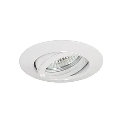 Lumière encastrée rond, pivotant GX5,3 IP20, blanche gradable