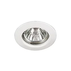 Downlight rigide GX5,3 IP20, blanche gradable