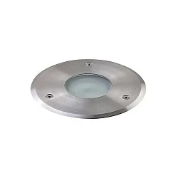 Projecteur encastré rond GU10 IP65, acier inoxydable gradable