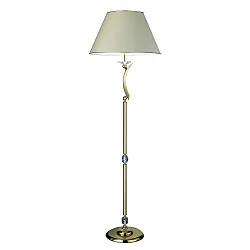 Lampadaire STELLA à 2 flammes E27 IP20, beige, or gradable