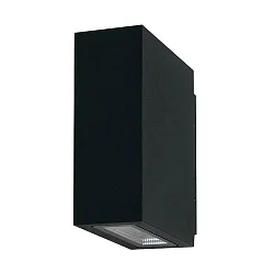 Luminaire mural haut bas IP54, graphite 