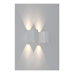 Luminaire mural haut bas IP54, blanche 