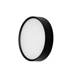 Luminaire mural d’extérieur EYE rond, CCT Switch, résistant aux chocs IP65, blanc mat 