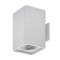 Luminaire mural QUIBIC haut bas, angulaire, direct, indirect IP20, blanche 