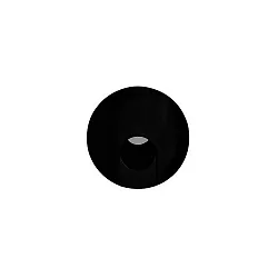 Luminaire d'encastrement mural  WALL KIT68 rond IP20, noir  
