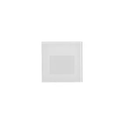 Luminaire d'encastrement mural  WALL KIT68 angulaire, avec couverture IP20, blanche 
