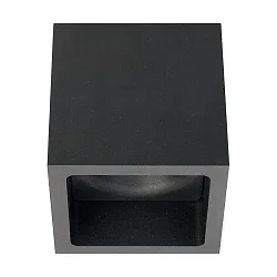 Downlight angulaire IP20, noir  