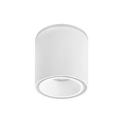 Downlight DOLOK-R rond, avec anneau décoratif, direct / indirect IP20, blanc mat gradable