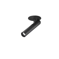 recessed luminaire IP20, glossy, black 4,2W 250lm 3000K CRI 90-100